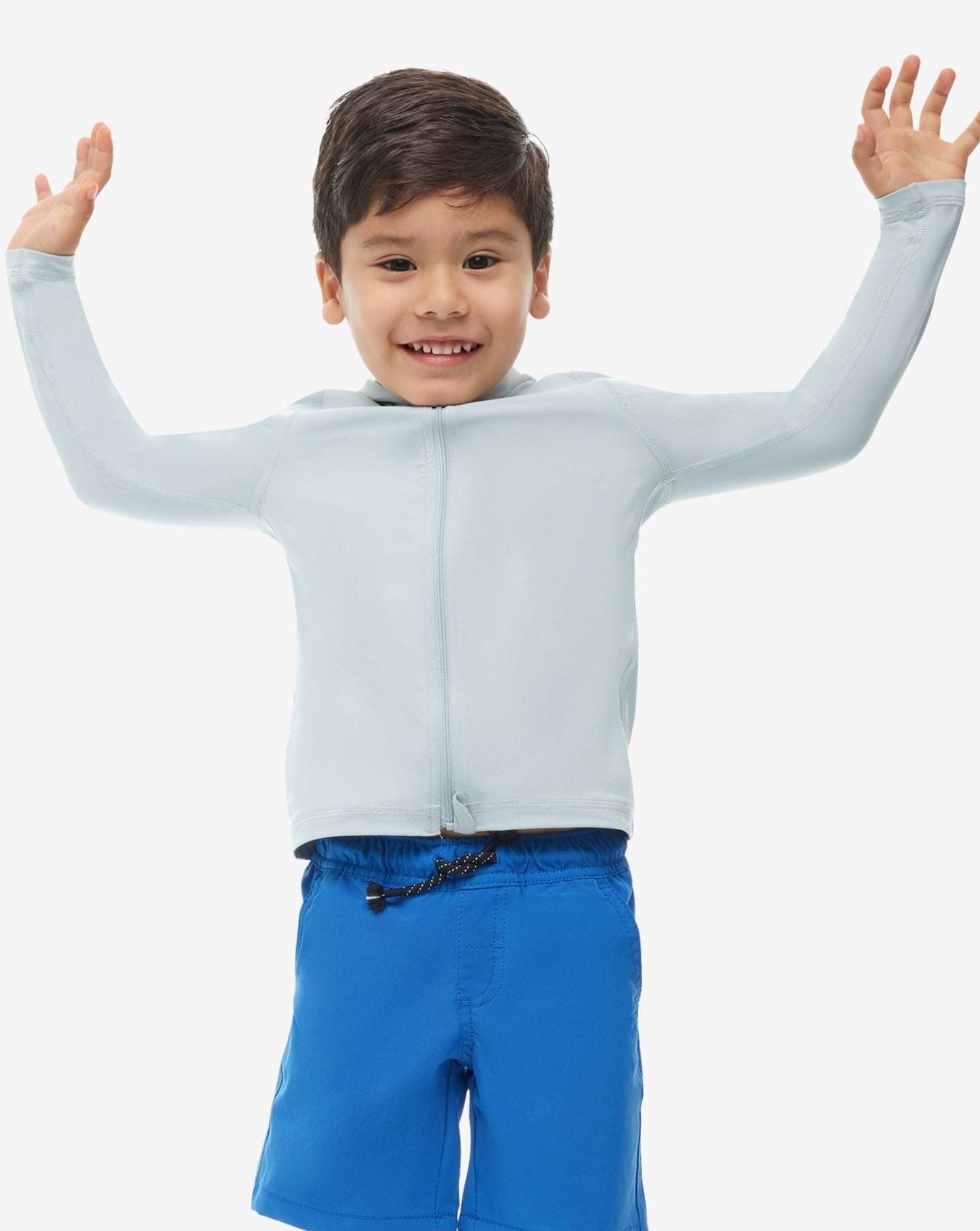 BloqUV TODDLERS FULL ZIP HOODIE TOP (1003T) - Tickle Me Pink - Bonton