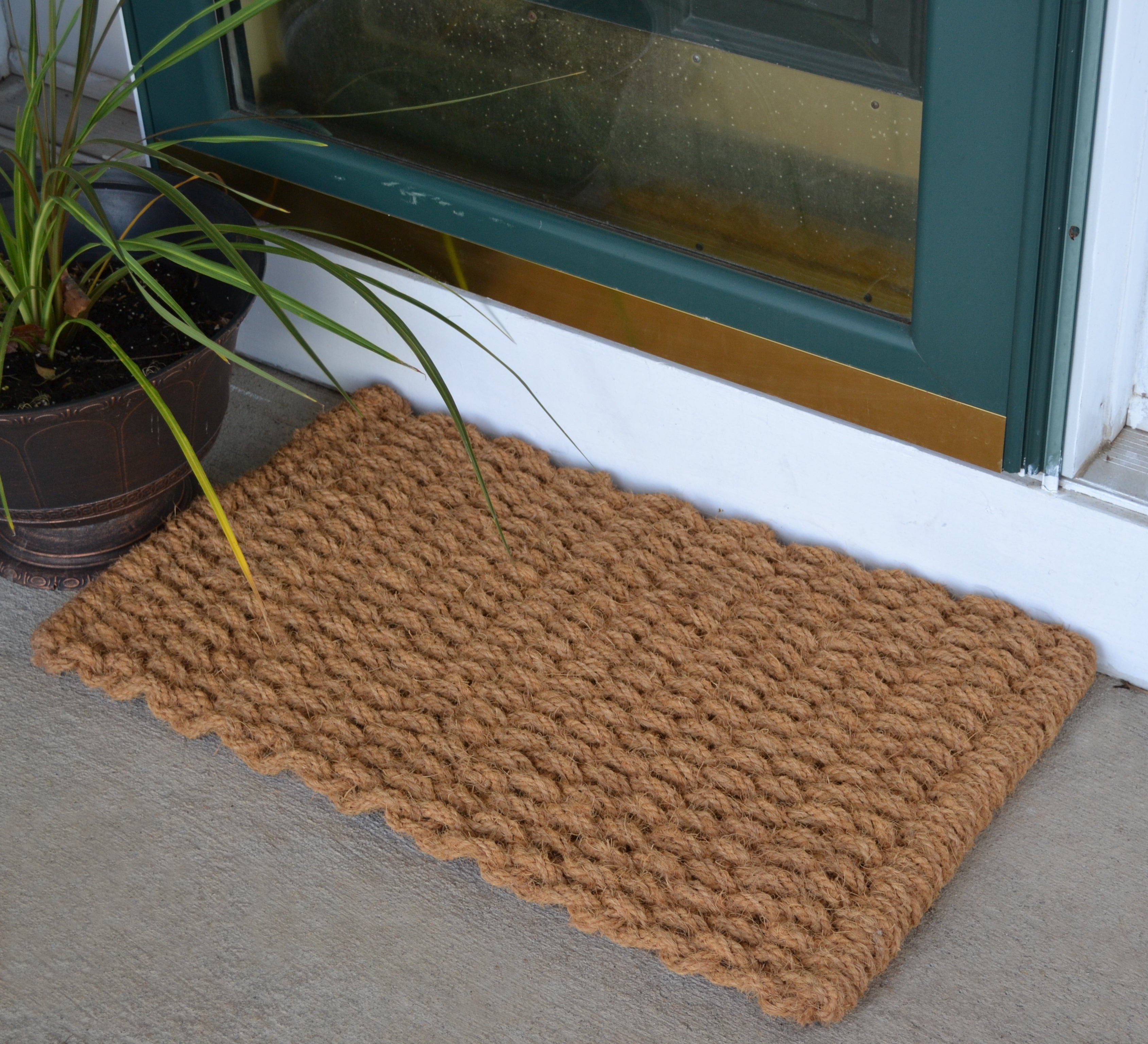  Imports Decor Embedded Rope Doormat - N/A - Bonton