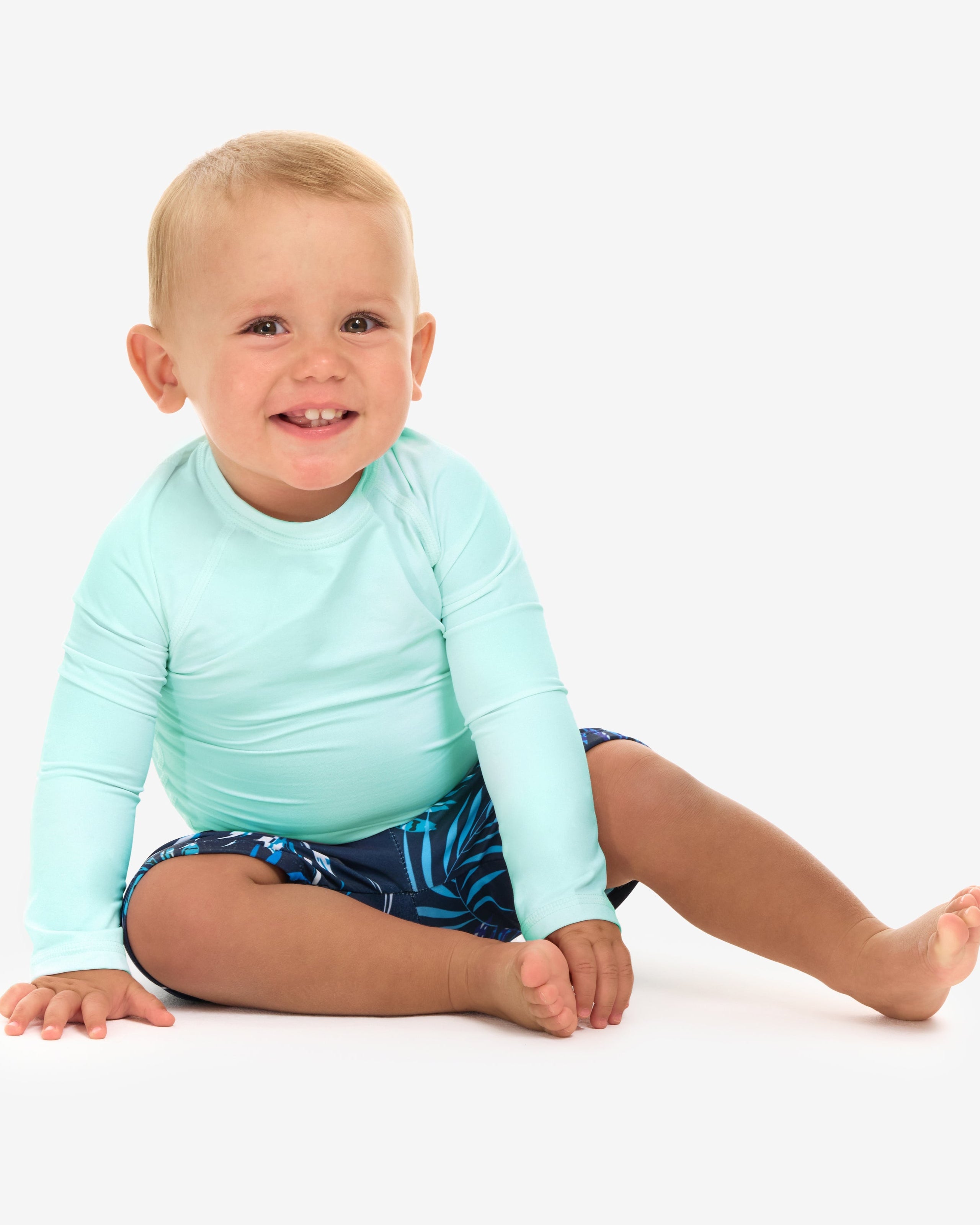  BloqUV BABY'S CREW NECK TOP (1005B) - Mint - Bonton