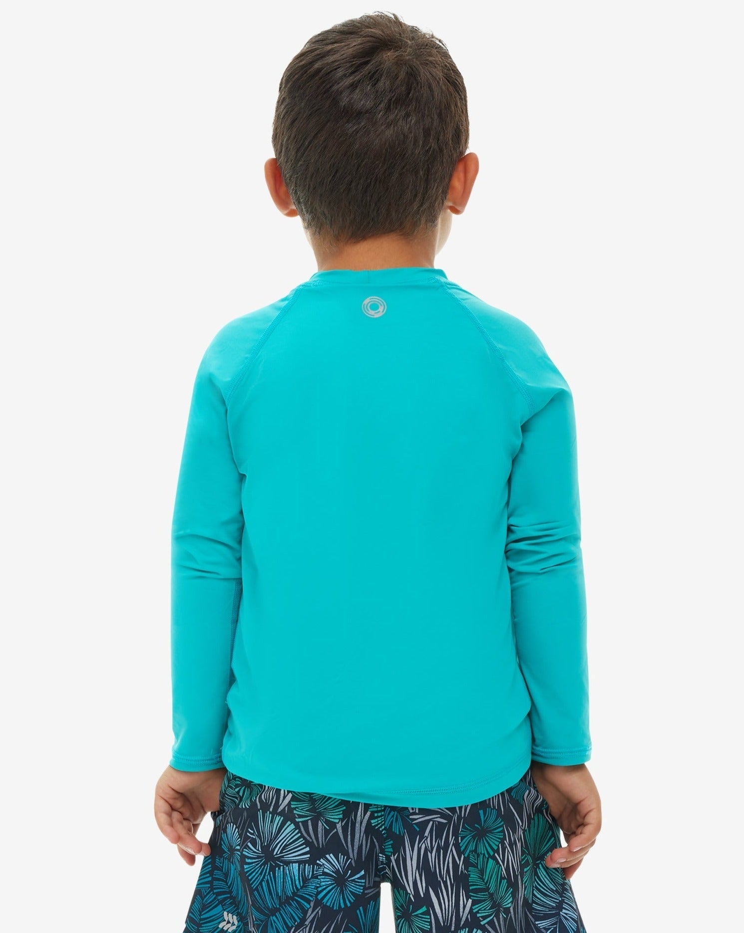  BloqUV KID'S CREW NECK TOP (1005K) - Caribbean Blue - Bonton