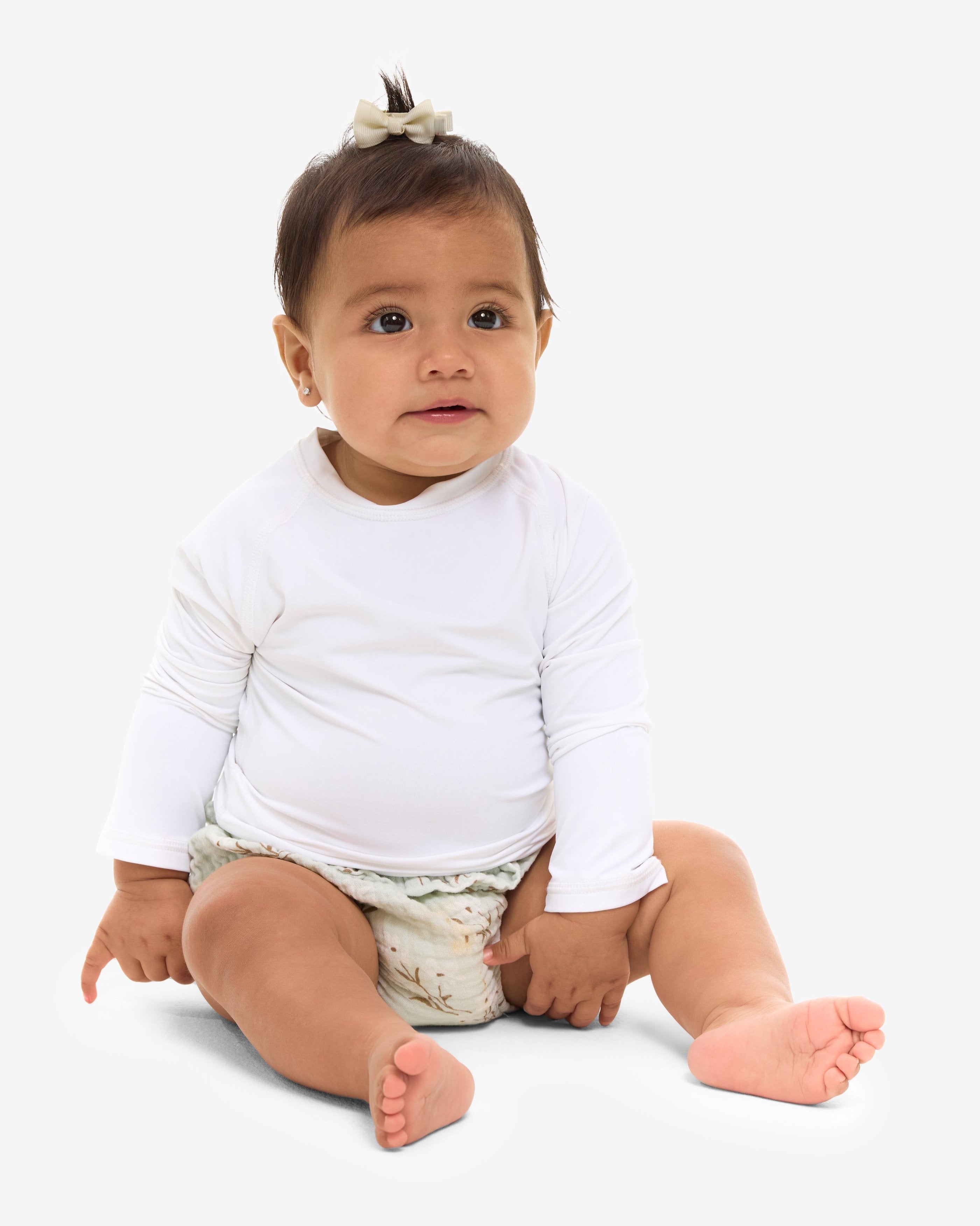  BloqUV BABY'S CREW NECK TOP (1005B) - Mint - Bonton