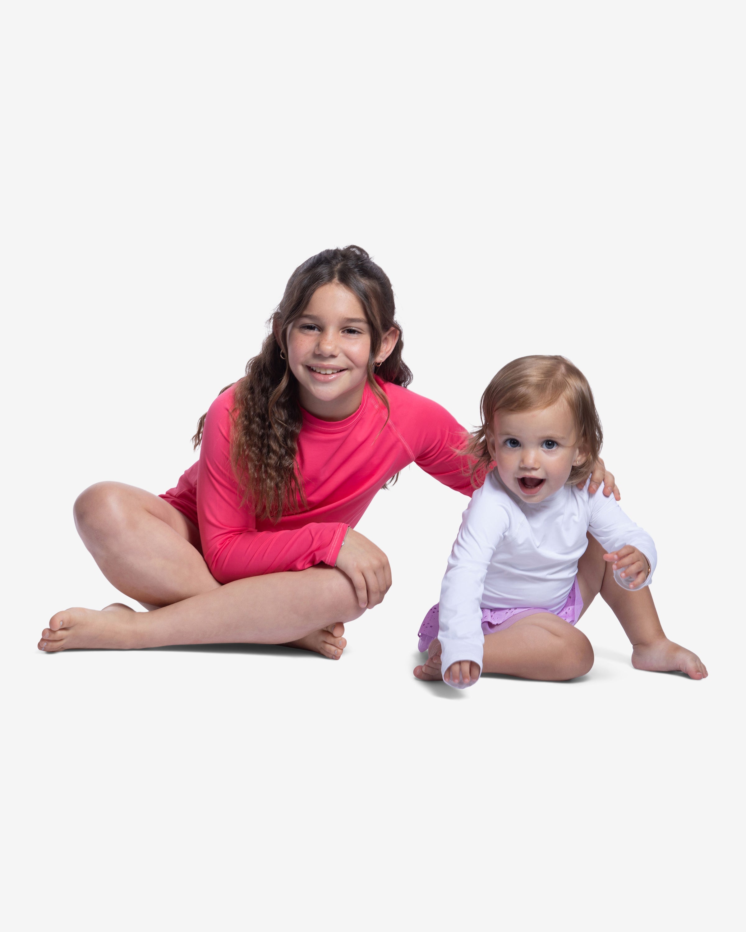  BloqUV TODDLER'S CREW NECK TOP (1005T) - Caribbean Blue - Bonton