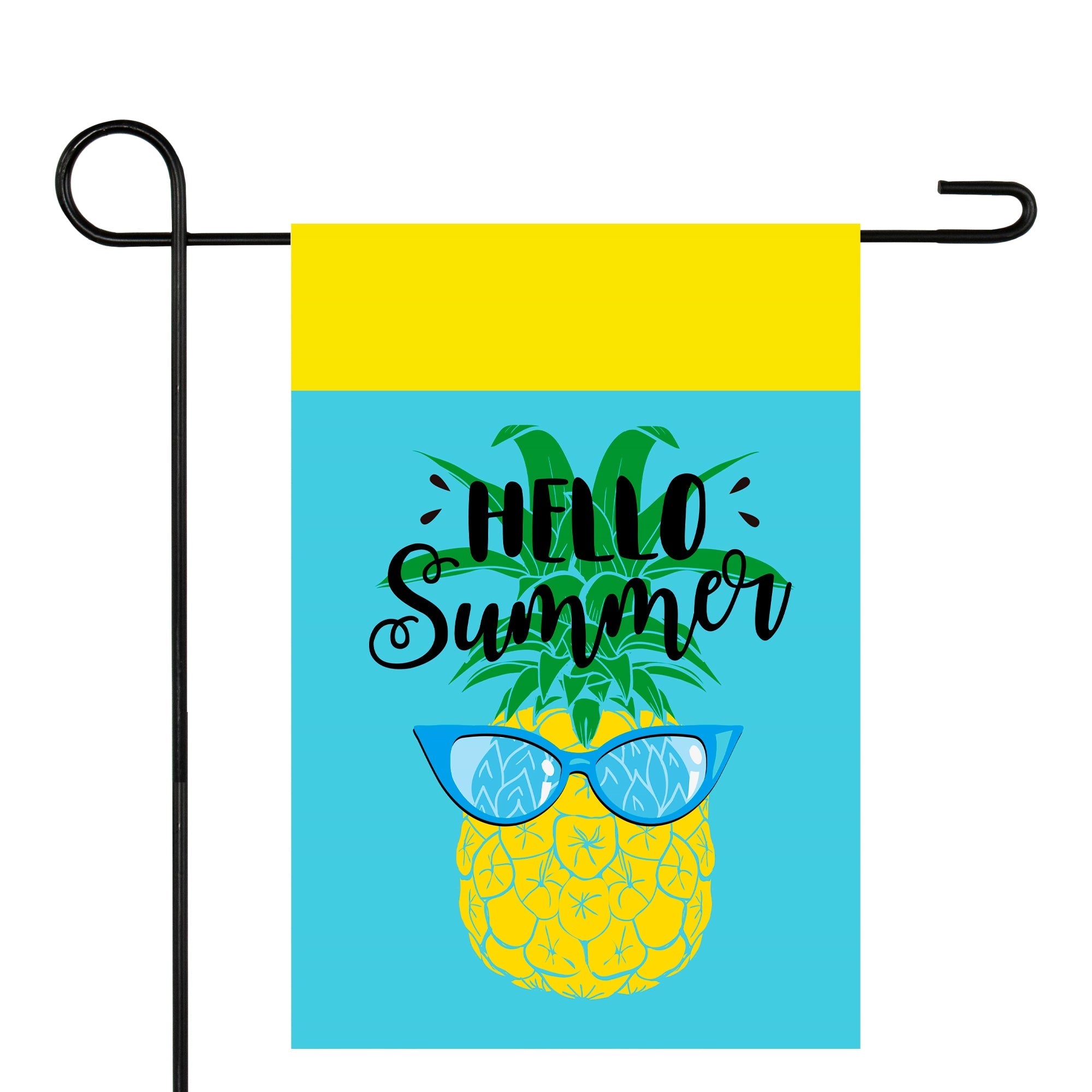  NorthLight Hello Summer Pineapple Outdoor Garden Flag 12.5