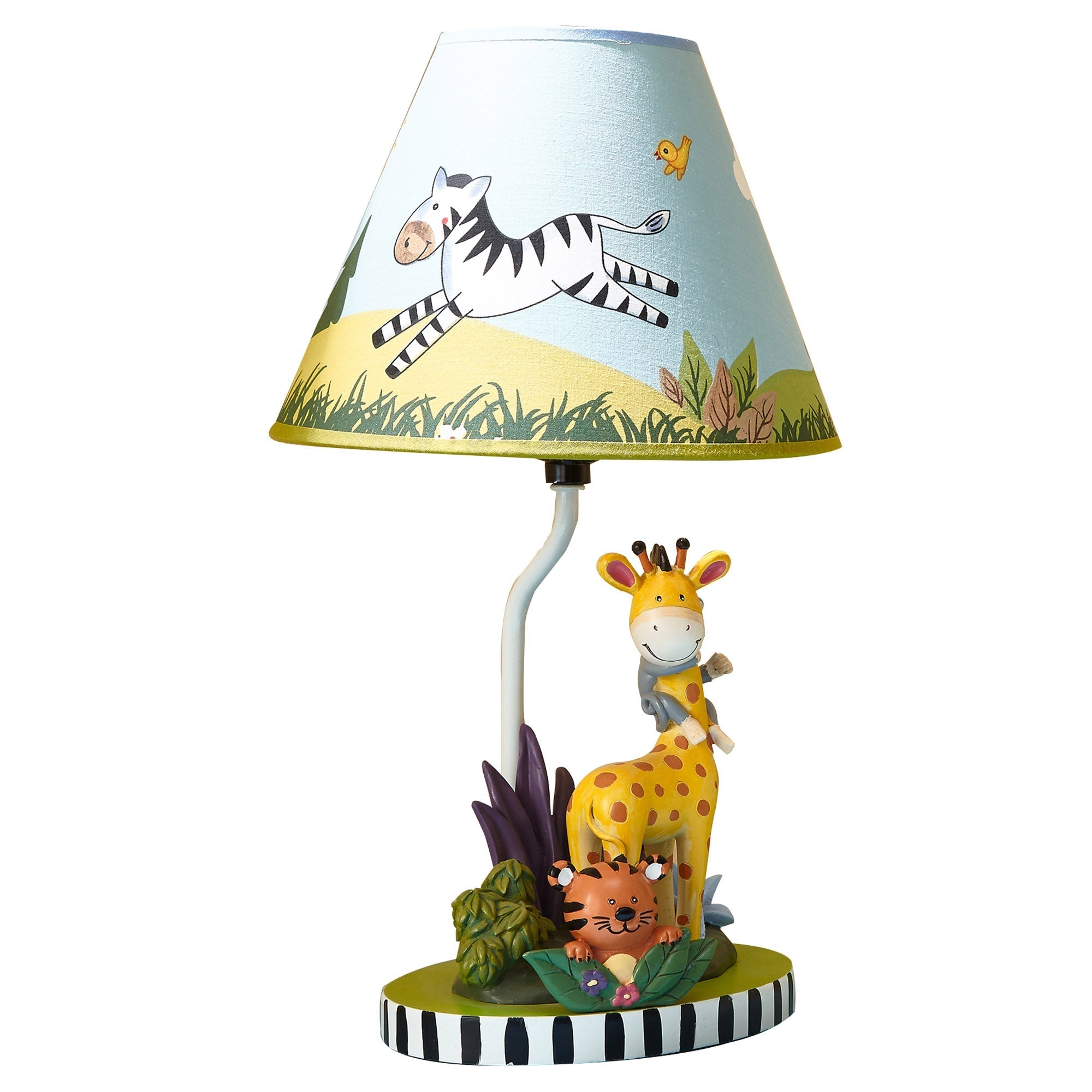  Teamson Kids Fantasy Fields - Toy Furniture -Sunny Safari Table Lamp - Blue/Multi-Color - Bonton