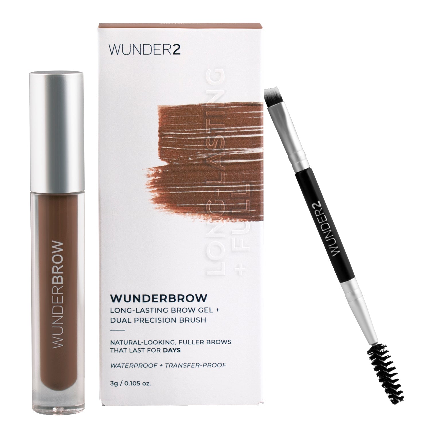  Wunderbrow Eyebrow Gel - Brunette - Bonton