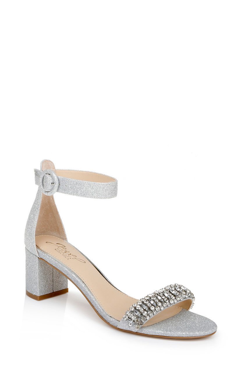  Jewel Badgley Mischka James Sandal - Silver - Bonton