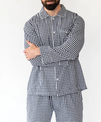 Navy Gingham