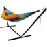  Sunnydaze Decor Mayan Family Hammock Hand-Woven with Stand - 400 lb Weight Capacity - Multi-Color - Bonton