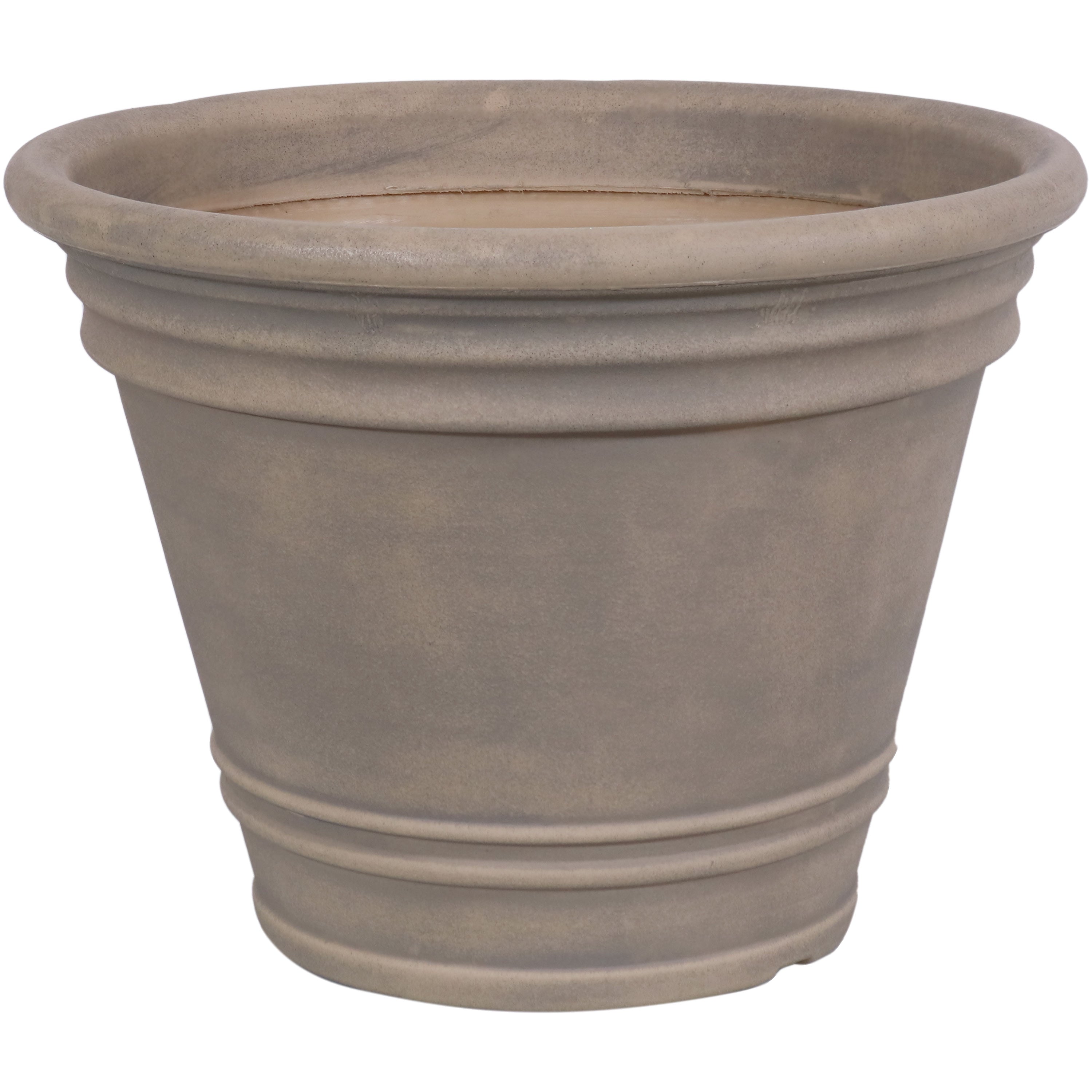  Sunnydaze Decor Franklin Polyresin Unbreakable UV-Resistant Flower Pot Planter - 20