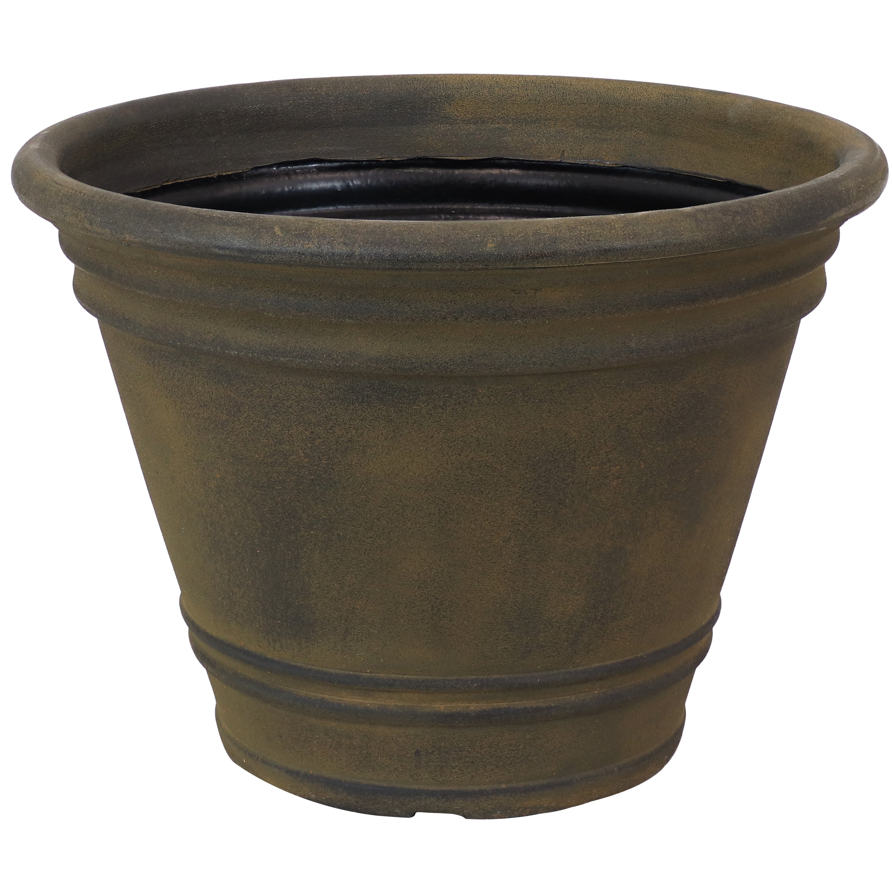  Sunnydaze Decor Franklin Polyresin Unbreakable UV-Resistant Flower Pot Planter - 20