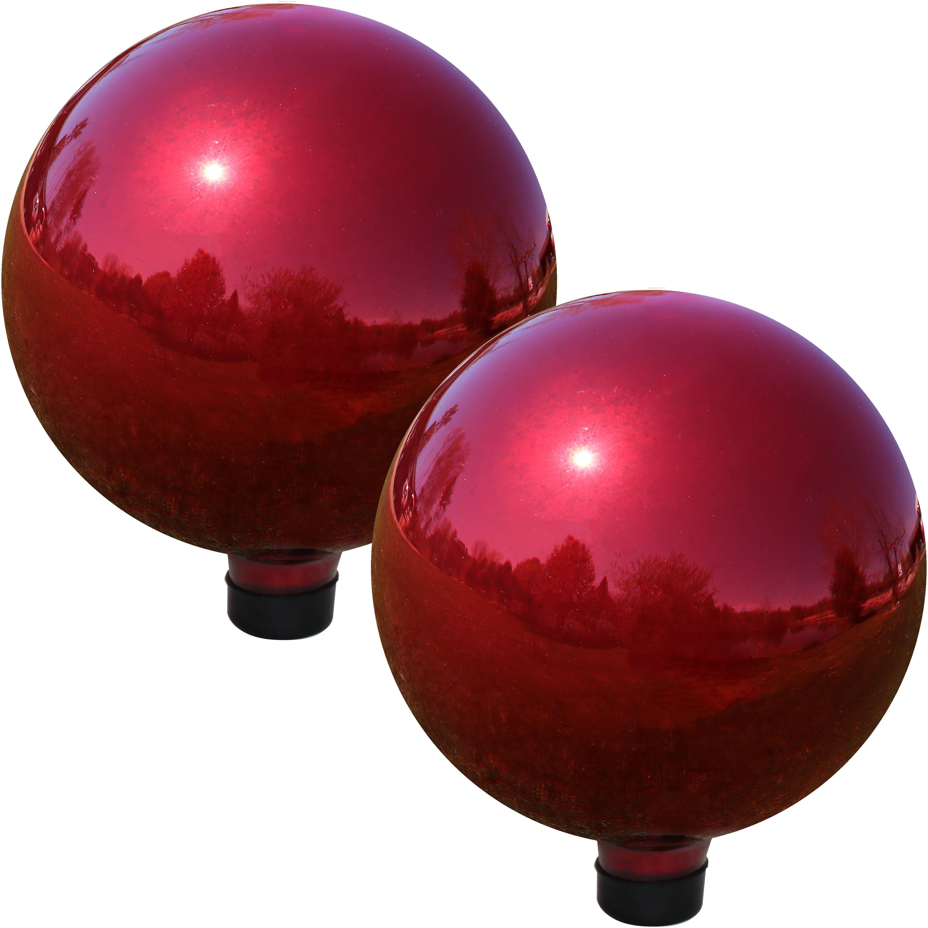  Sunnydaze Decor Mirrored Gazing Globe Ball - 10