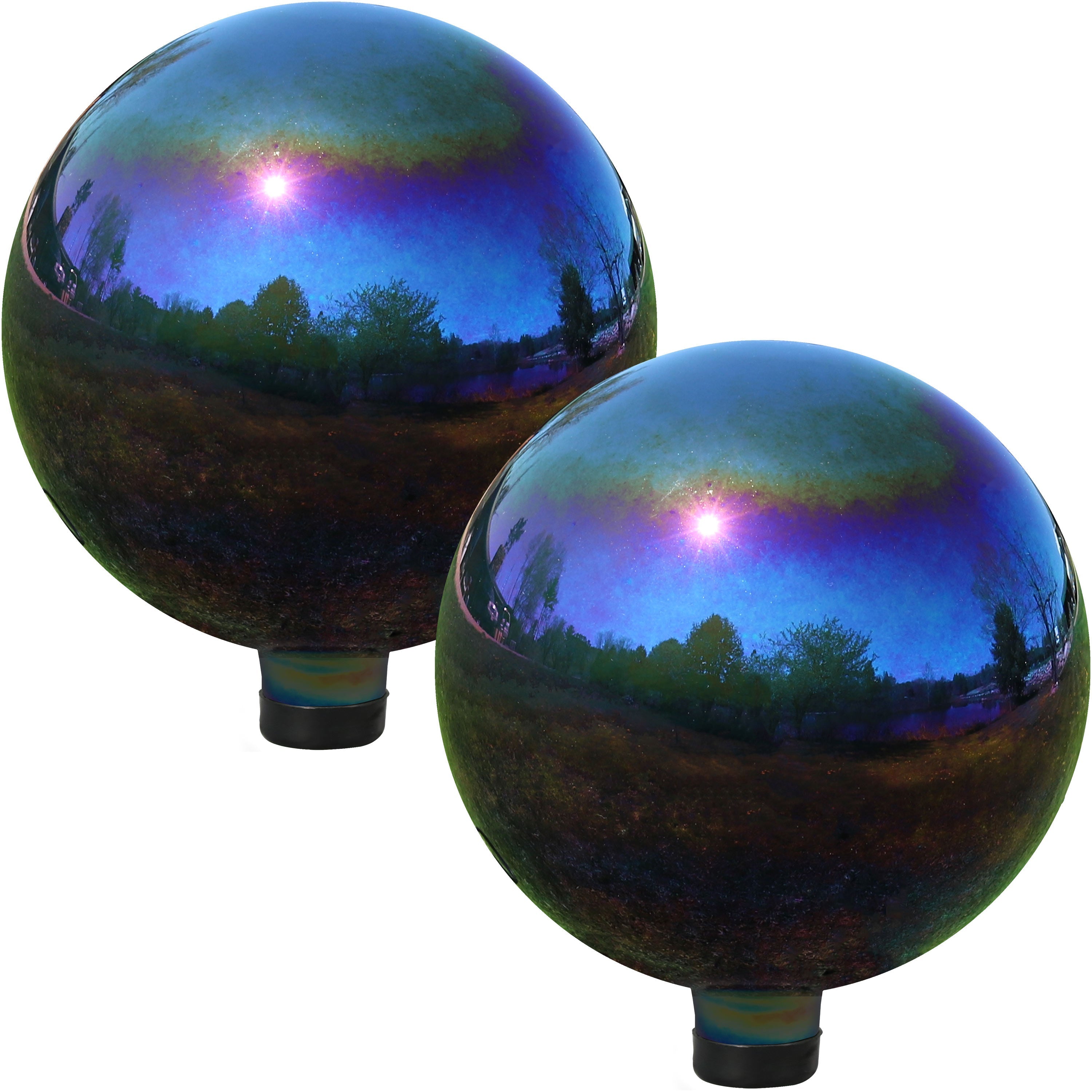  Sunnydaze Decor Mirrored Gazing Globe Ball - 10