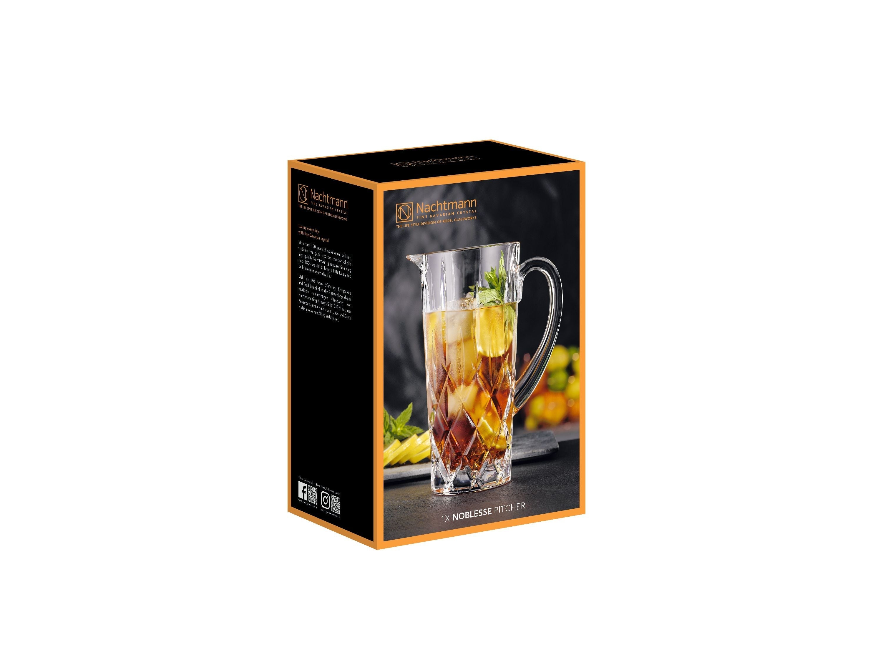  Nachtmann Noblesse Crystal Pitcher - Clear - Bonton