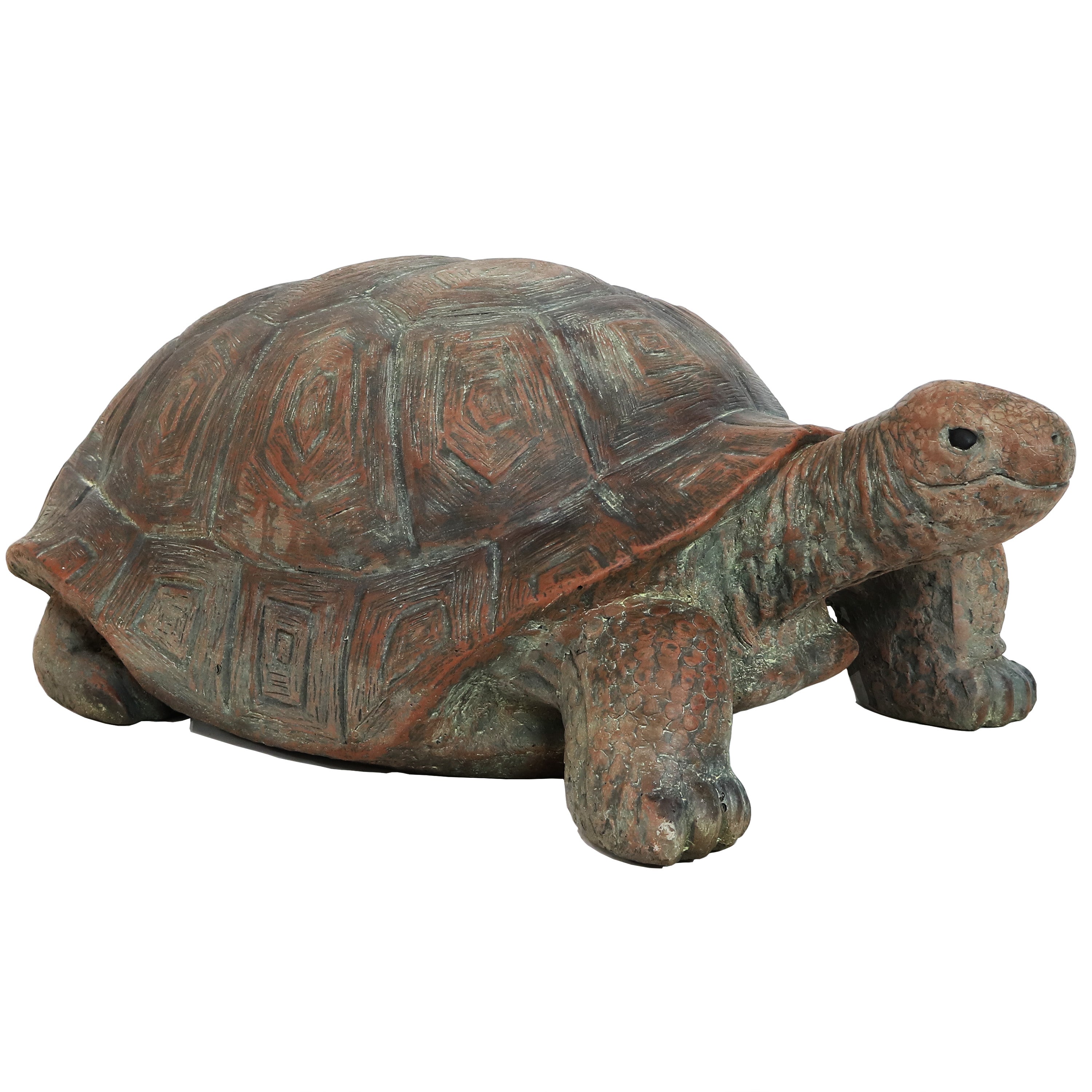  Sunnydaze Decor Glass Fiber Reinforced Concrete Talia the Tortoise Garden Statue - Light Brown - Bonton