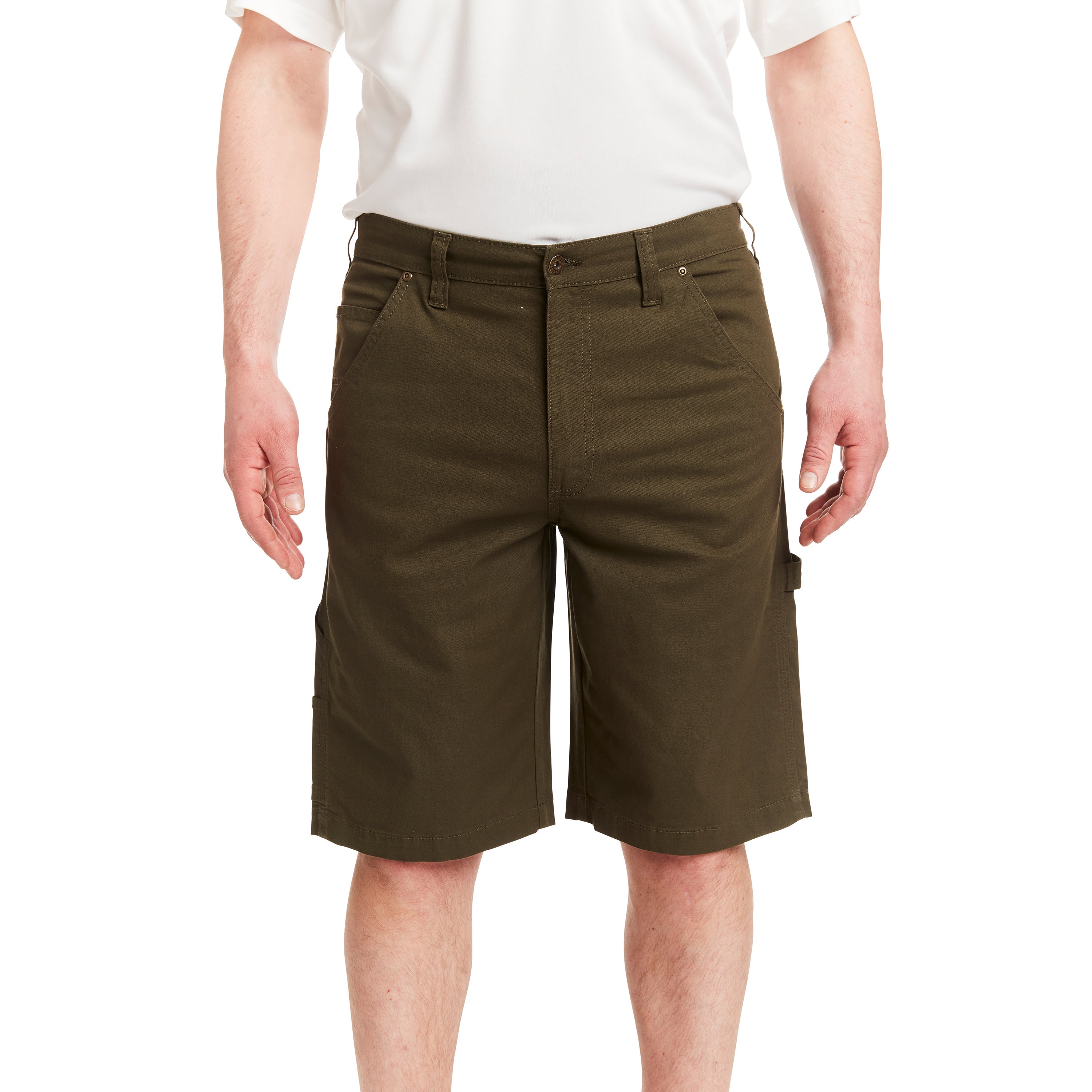  Smith's Workwear Stretch Duck Carpenter Short - Black Olive - Bonton