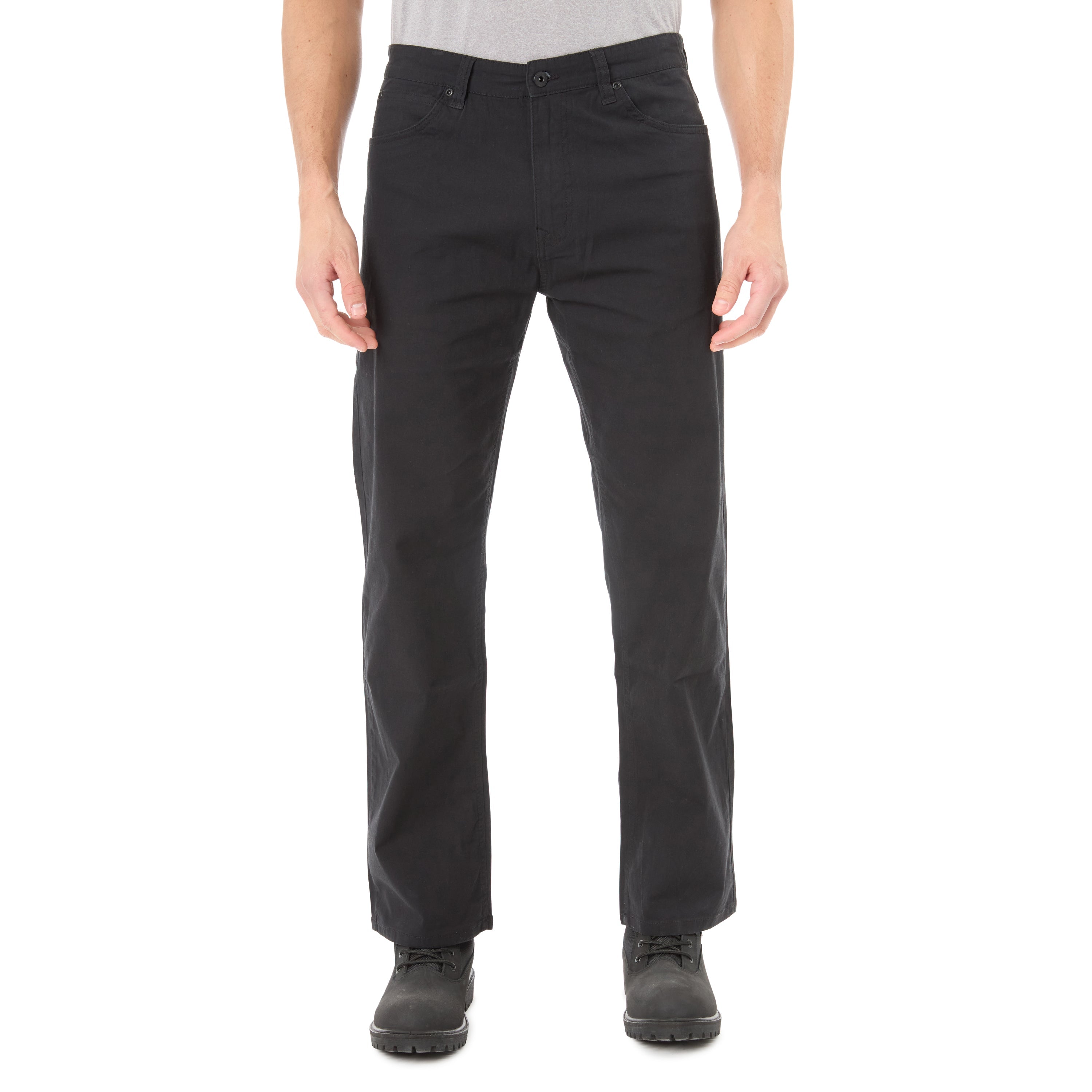  Smith's Workwear 5-Pocket Canvas Stretch Pant - Black - Bonton