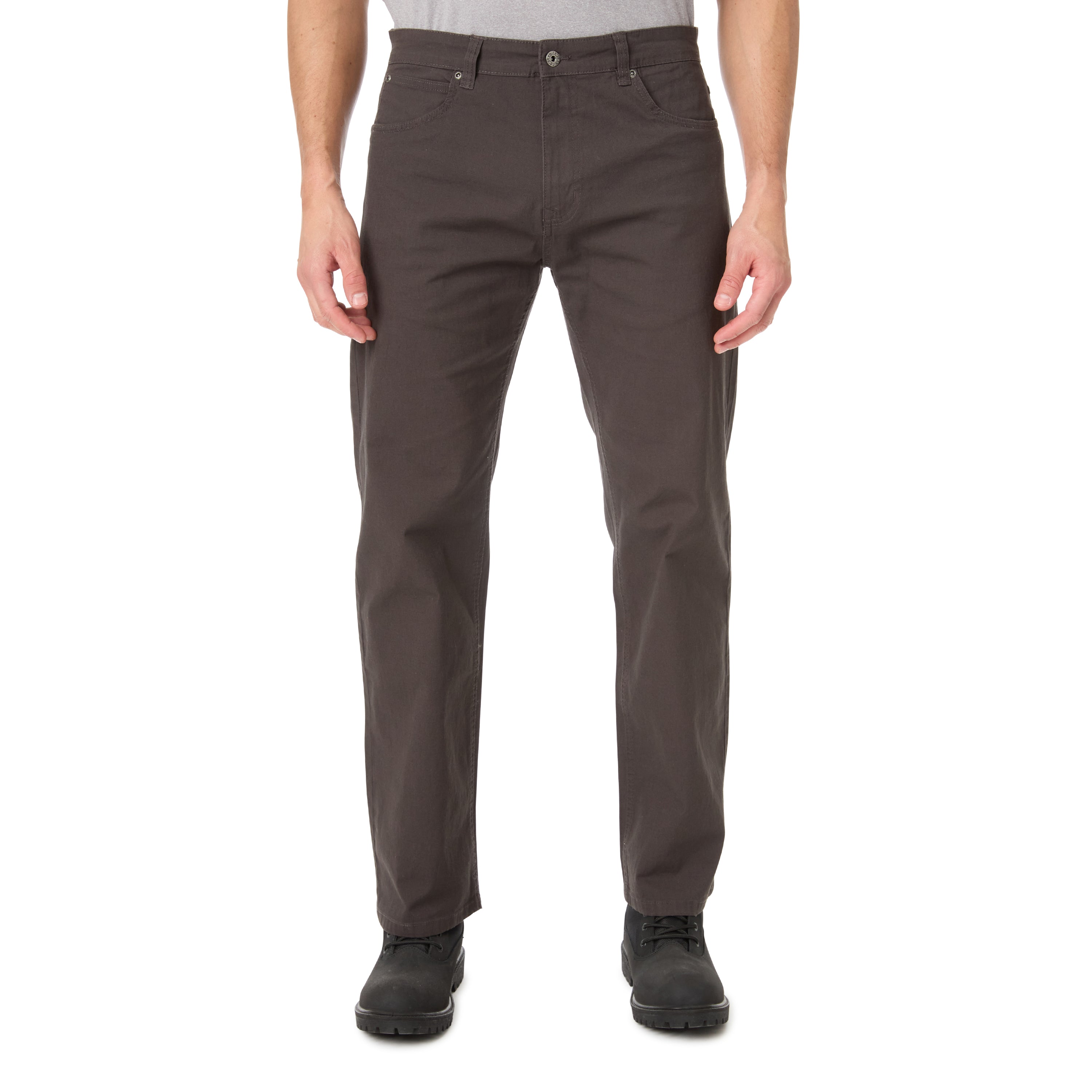  Smith's Workwear 5-Pocket Canvas Stretch Pant - Granite Grey - Bonton