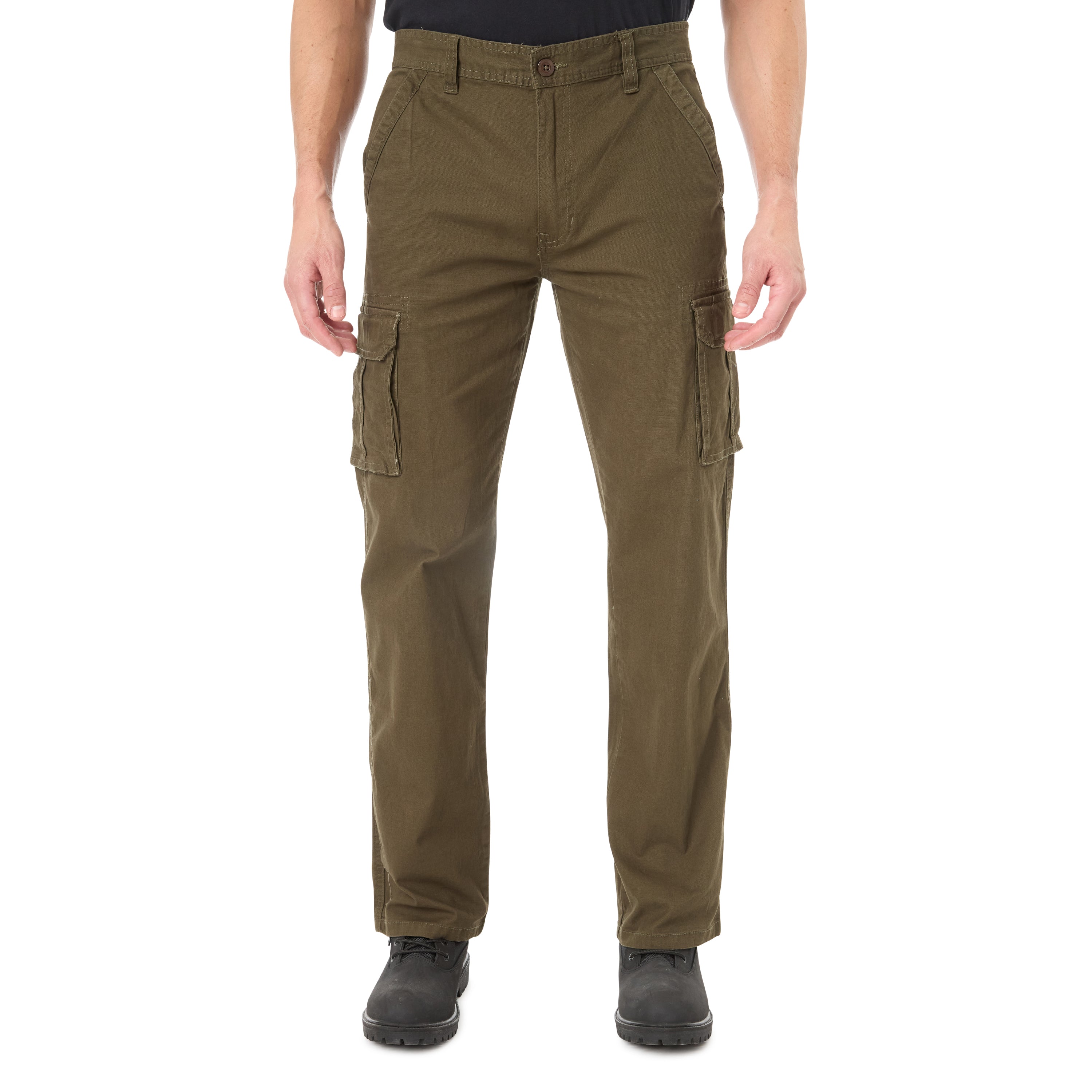  Smith's Workwear Stretch Canvas Cargo Pant - Black Olive - Bonton