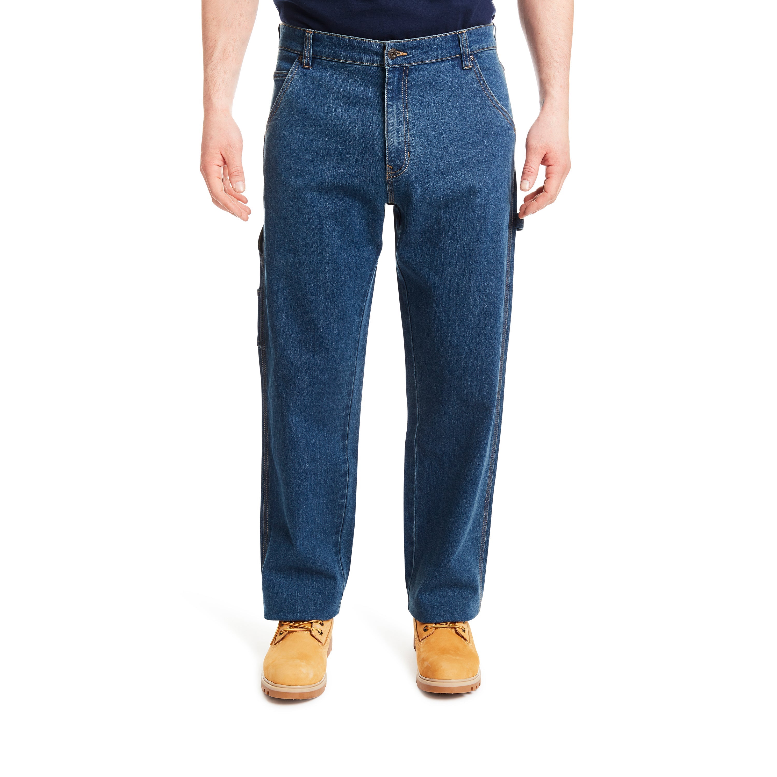  Smith's Workwear Stretch Relaxed Fit Carpenter Jean - Light Vintage Wash - Bonton