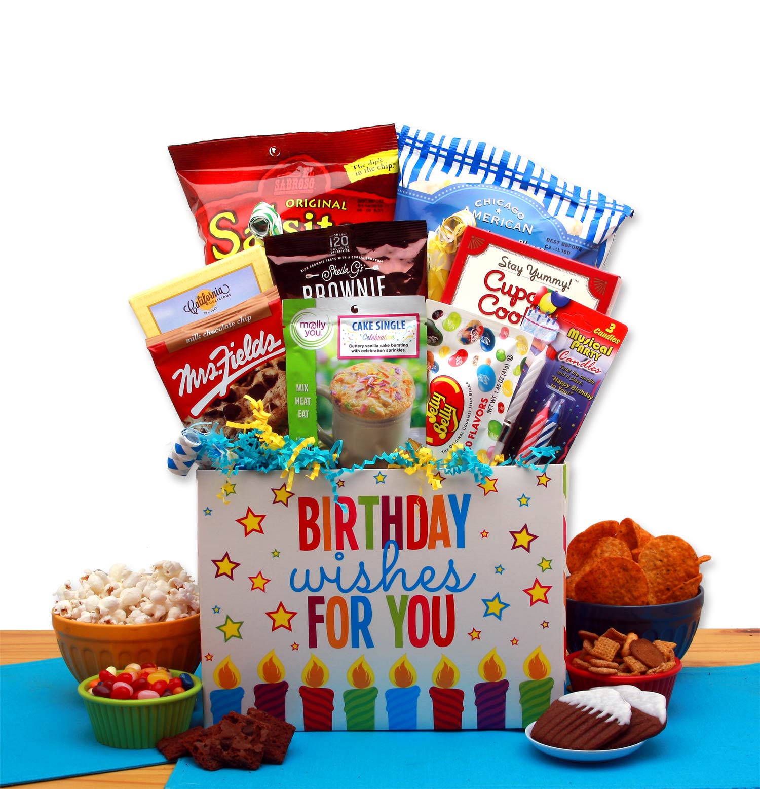  GBDS A Birthday Celebration Gift Box - Surprise Birthday Gift Basket - Multi - Bonton