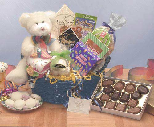  GBDS Have A Beary Happy Birthday Gift Basket - Multi - Bonton