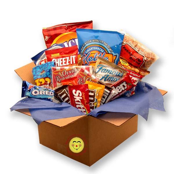  GBDS Snackdown Deluxe Snacks Care Package - Snack Care Package With Candy And Chocolate - Multi - Bonton