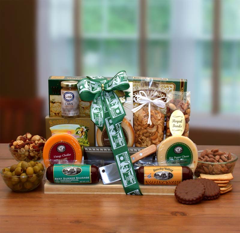  GBDS Thanks A Million Gourmet Gift Board- Meat and cheese gift - thank you gift - corporate gift - Multi - Bonton