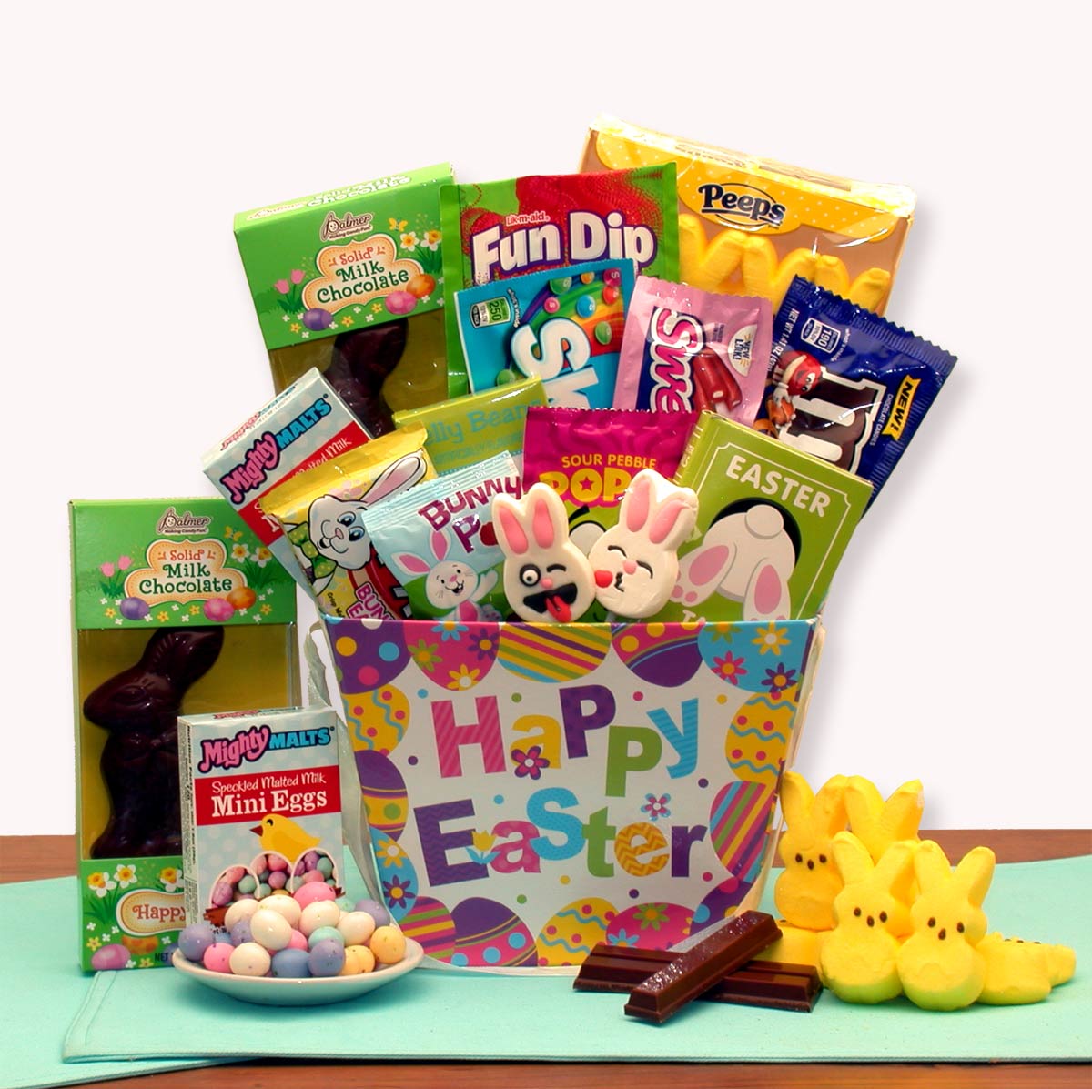  GBDS Hoppy Bunny Treats Easter Gift Basket - Easter Basket - Multi - Bonton