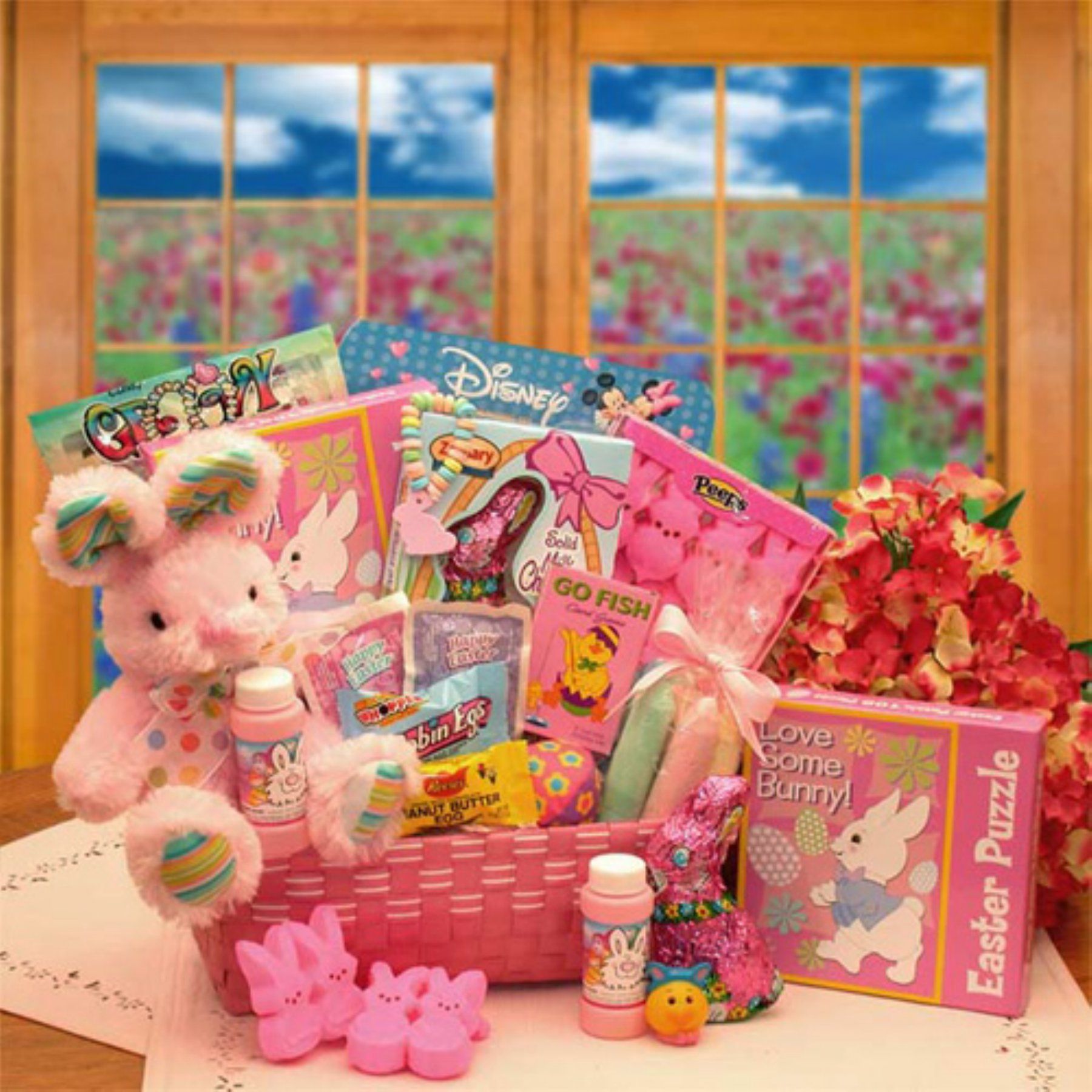  GBDS Little Cottontails Easter Activity Easter Basket- Easter Basket for girl - Multi - Bonton