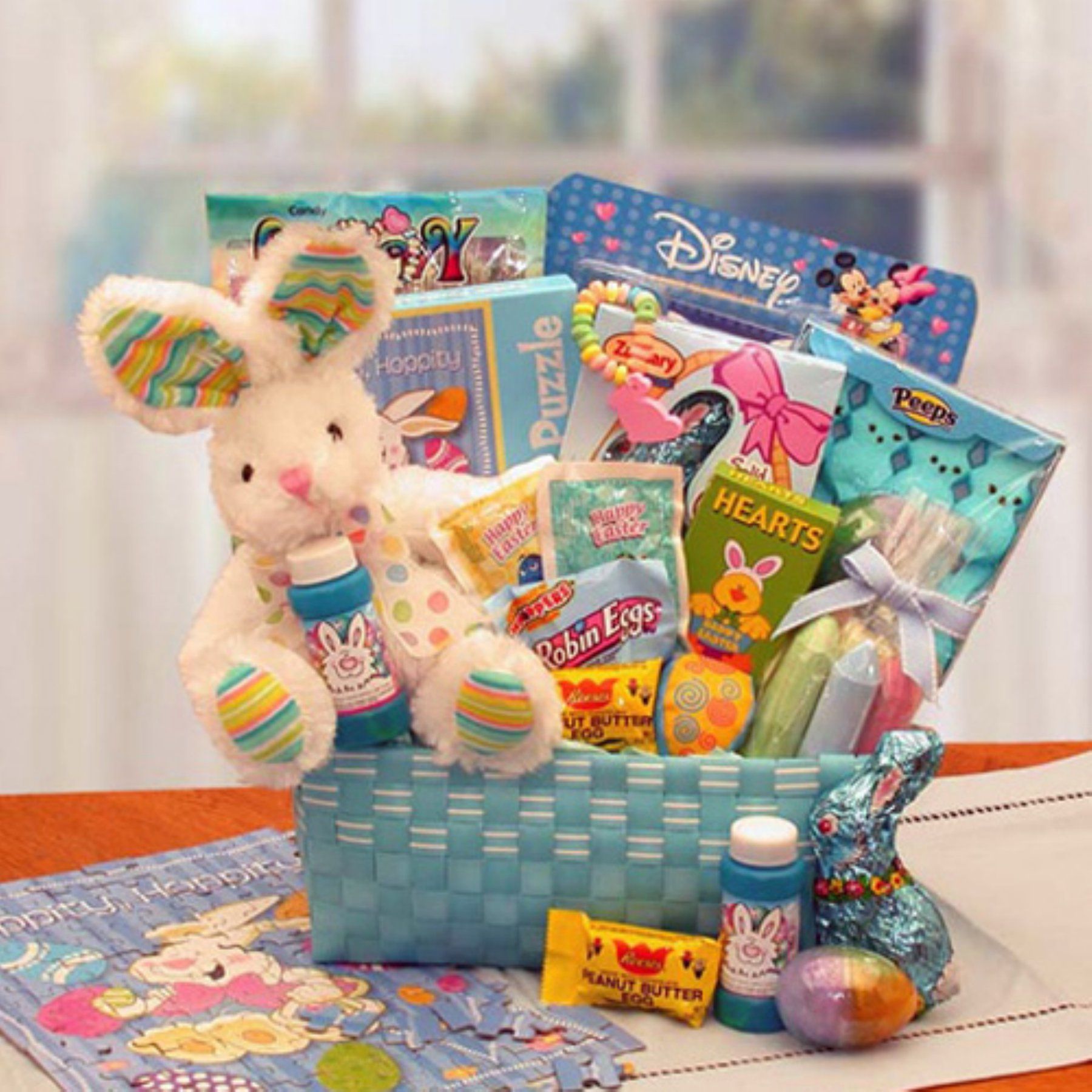  GBDS Little Cottontails Easter Activity Easter Basket- Easter Basket for boy - Multi - Bonton