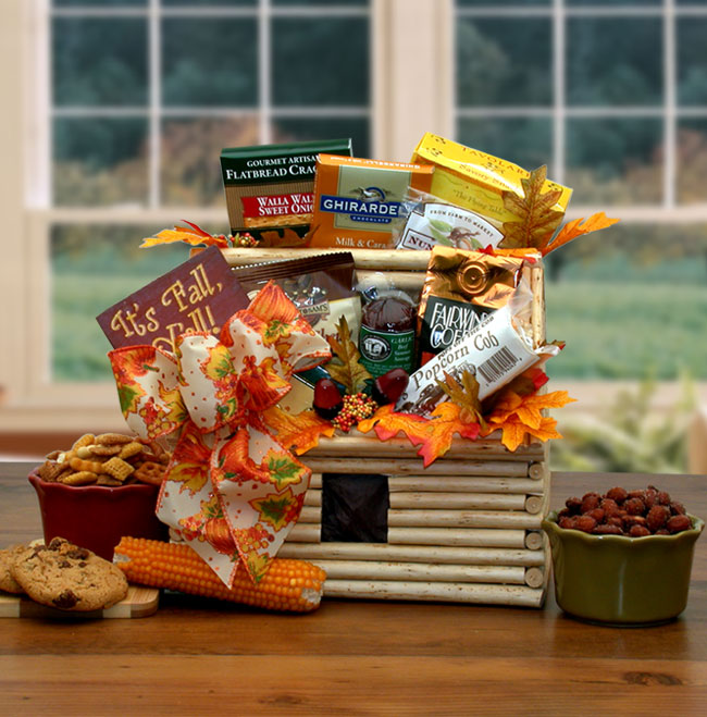  GBDS It'S Fall Y'All Fall Log Cabin Gift- Thanksgiving Gift Basket - Fall Gift Basket - Multi - Bonton