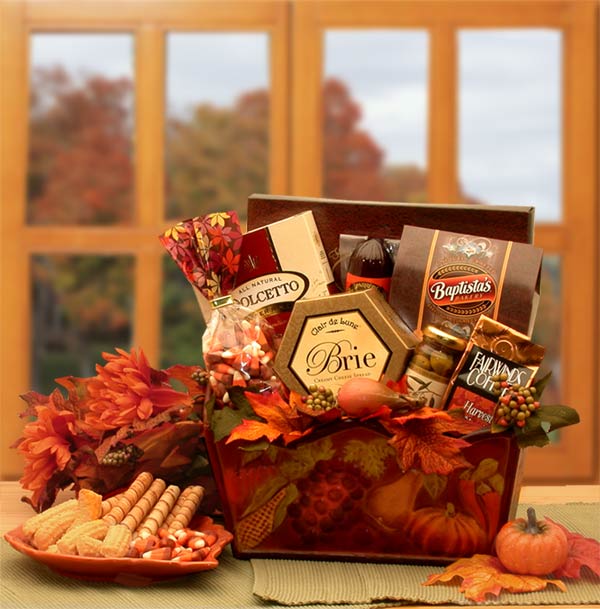  GBDS A Gourmet Fall Harvest Fall Gift Basket- Thanksgiving Gift Basket - Fall Gift Basket - Multi - Bonton