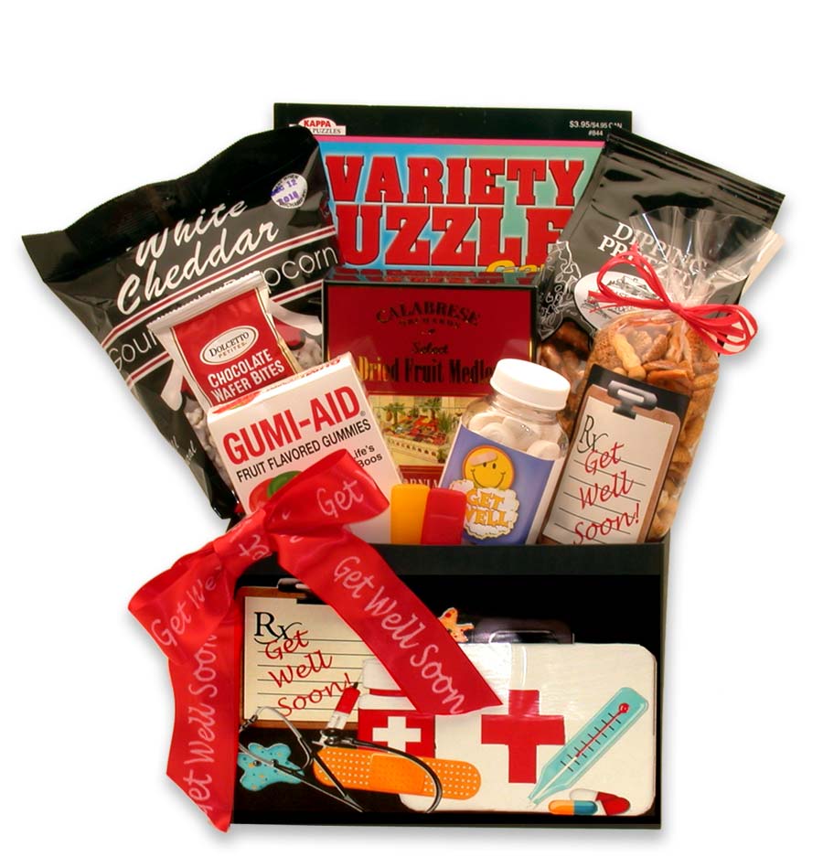  GBDS Doctor's Orders Get Well Gift Box - get well soon basket - get well soon gifts for women-get well soon gifts for men - Multi - Bonton