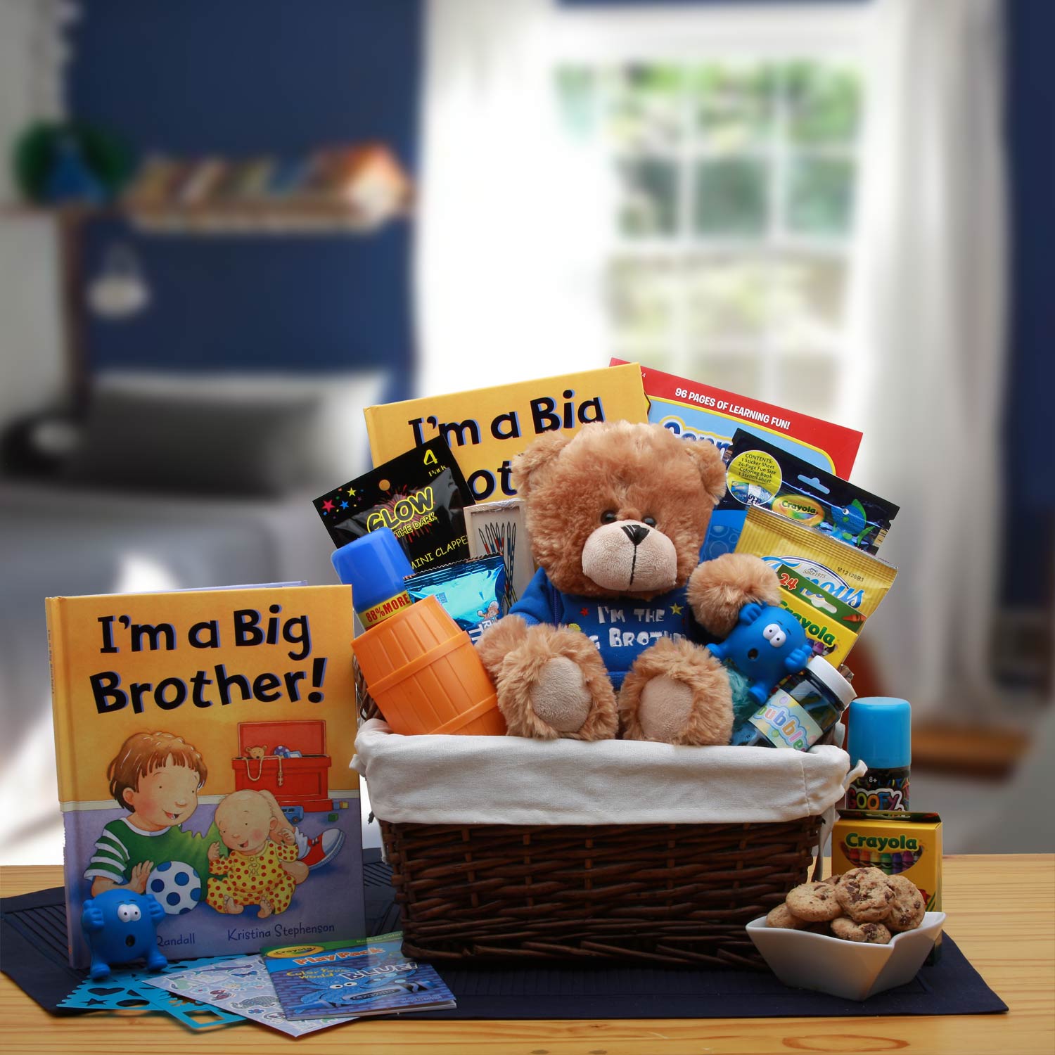  GBDS I'm The Big Brother Children's Gift Basket - Children's Gift Basket - Multi - Bonton