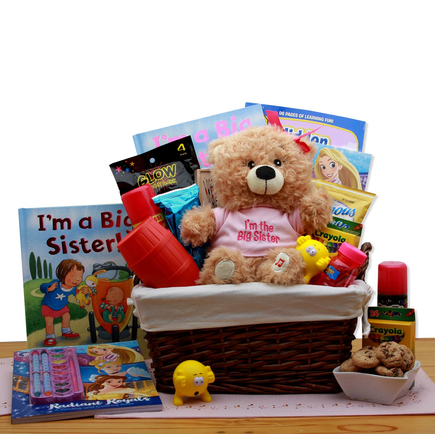  GBDS I'm The Big Sister Children's Gift Basket - Children's Gift Basket - Multi - Bonton