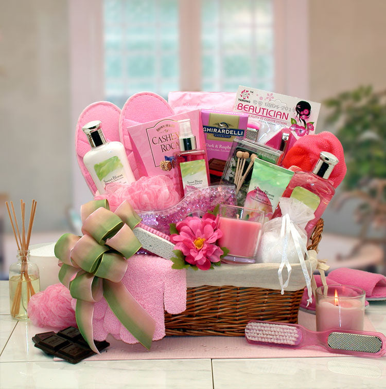  GBDS Sweet Blooms Spa Gift Basket - spa baskets for women gift - Multi - Bonton