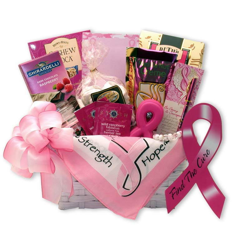  GBDS Find A Cure Breast Cancer Gift Basket - spa baskets for women gift - cancer gift - Multi - Bonton