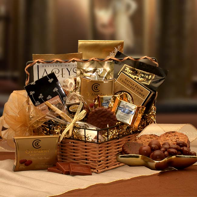  GBDS Chocolate Treasures Gourmet Gift Basket - Multi - Bonton