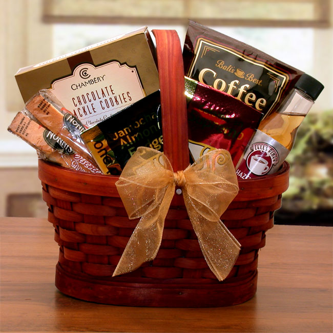  GBDS Mini Coffee Break Gift Basket - coffee gift basket - Multi - Bonton