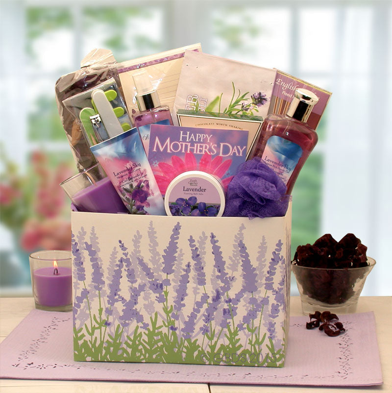  GBDS Mother's Day Moments Of Relaxation Lavender Spa Gift Box - gift for mom - Mother's Day gift - Multi - Bonton