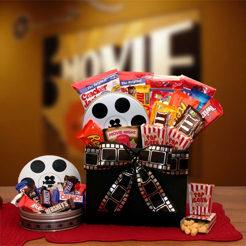  GBDS Movie Fest Gift Box w/ 10.00 RedBox Card- movie night gift baskets -  movie night - movie night gift baskets for families - Multi - Bonton