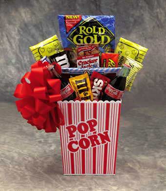  GBDS Popcorn Pack Snack Gift Basket- food gift basket - Multi - Bonton