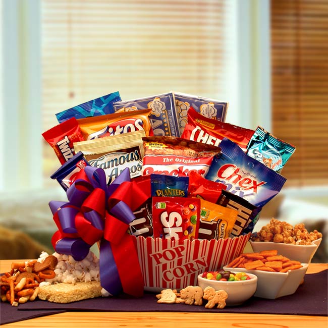  GBDS Snack time Favorites Gift Basket- snack basket - snack gift basket - Multi - Bonton