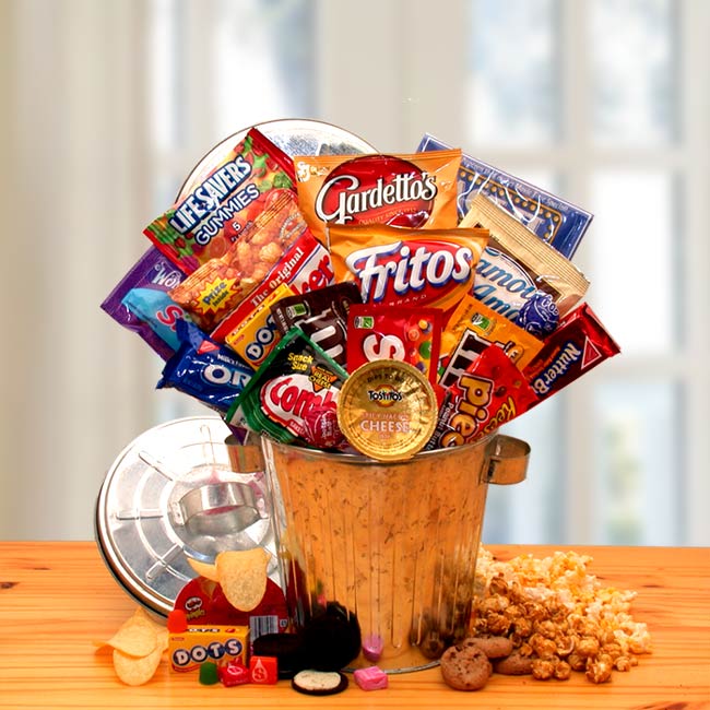  GBDS Snack Survival Gift Can- snack basket - snack gift basket - Multi - Bonton