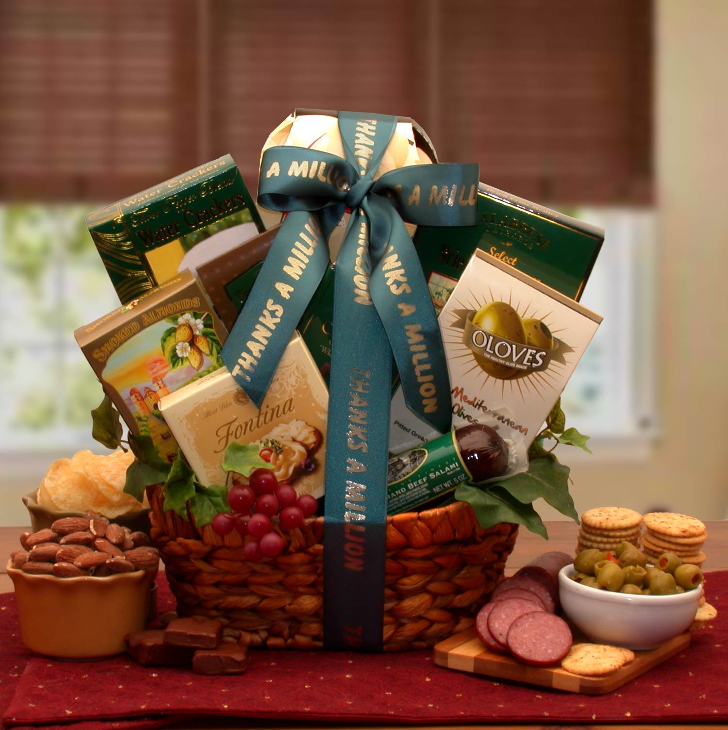  GBDS A Gourmet Thank You Gift Basket - corporate gift - thank you gift - Multi - Bonton