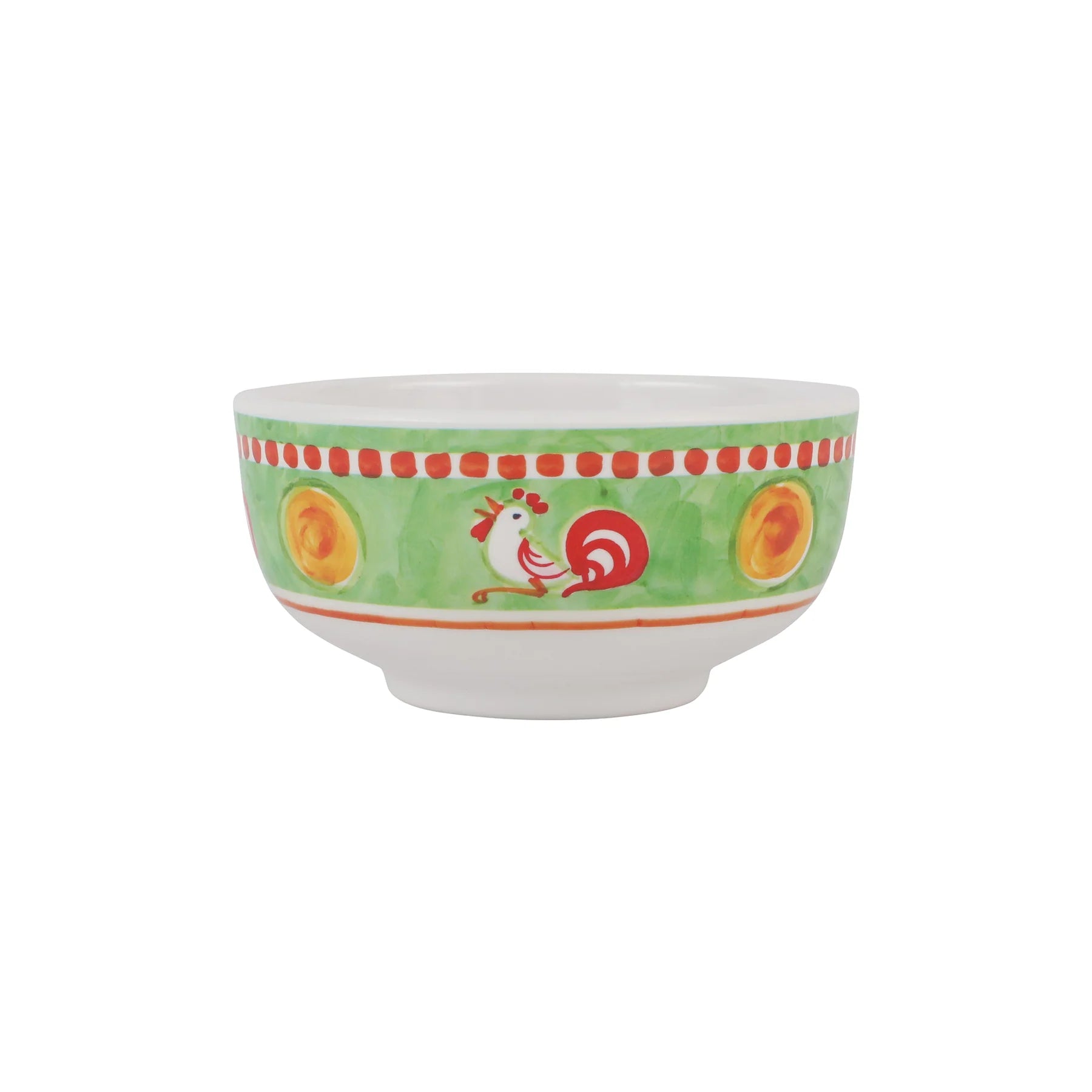  Vietri Melamine Campagna Gallina Cereal Bowl - Green - Bonton