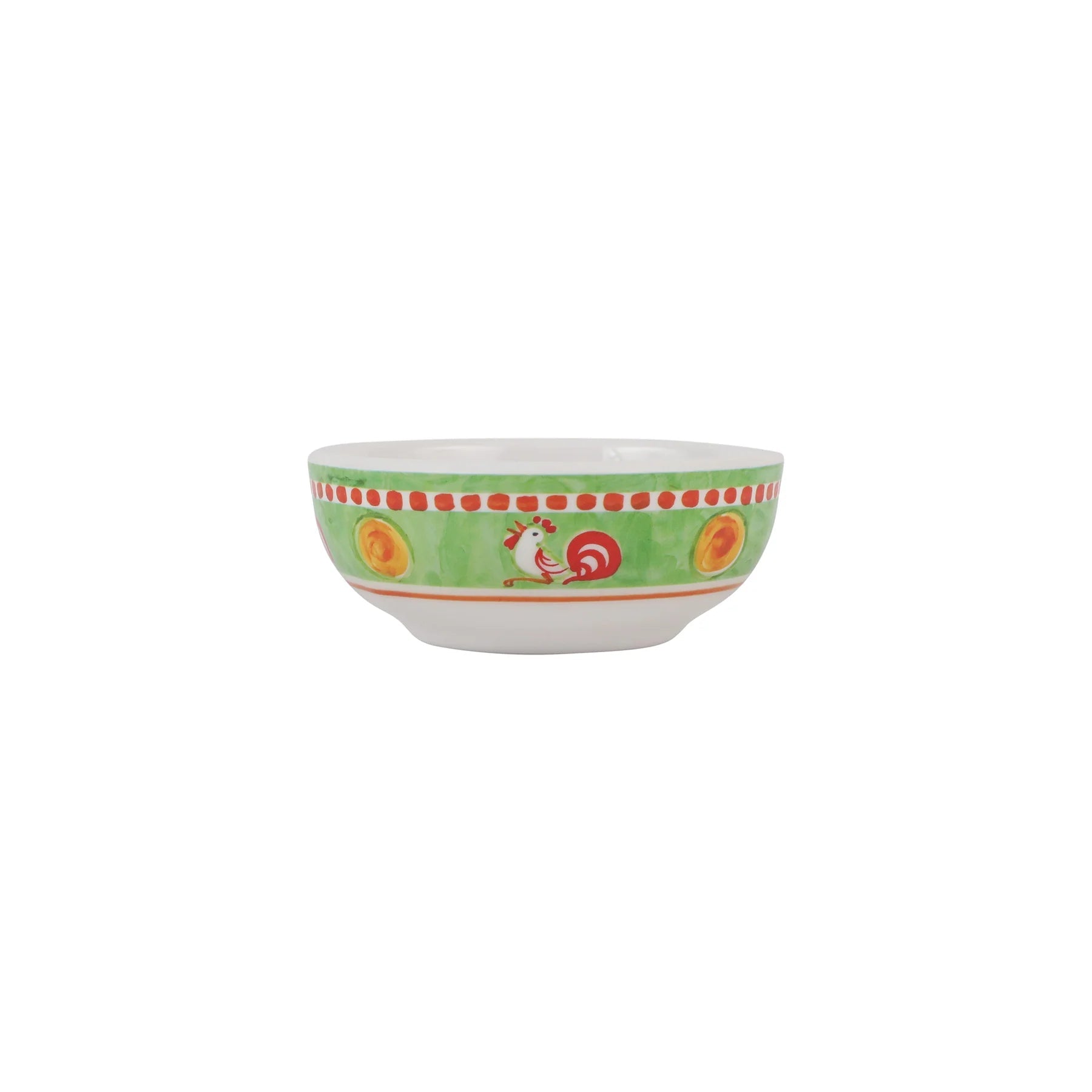  Vietri Melamine Campagna Gallina Olive Oil Bowl - Green - Bonton