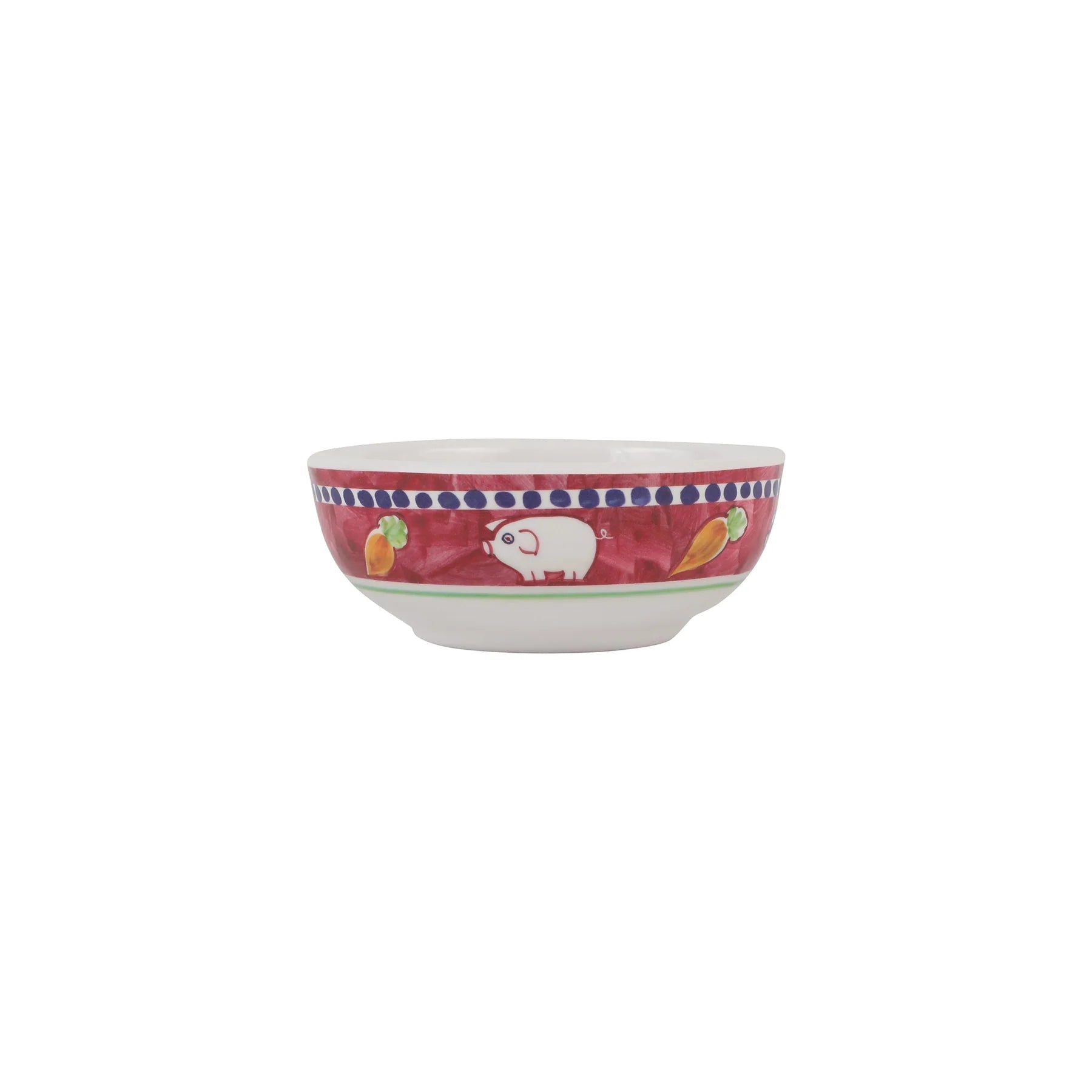  Vietri Melamine Campagna Porco Olive Oil Bowl - Red - Bonton