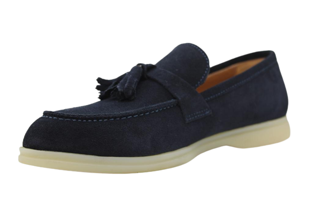  Alfonsi Sicilia Tassel Moccasin - Blue - Bonton