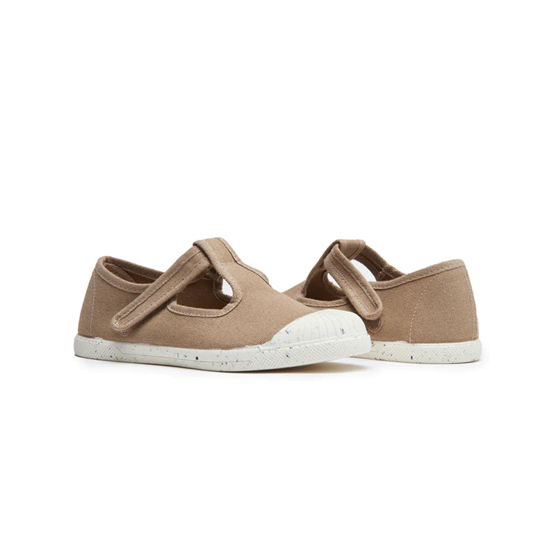  Childrenchic Eco-Friendly T-Band Sneakers - Camel - Bonton